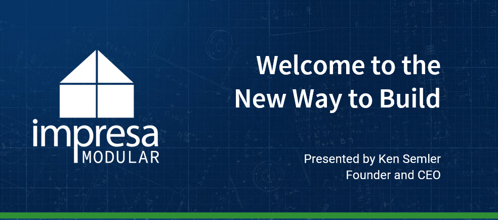 Welcome to the New Way to Build